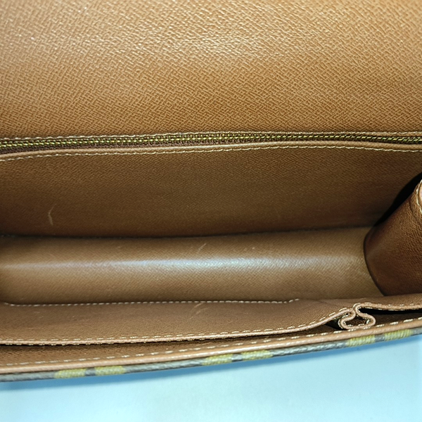 DAME Monogram Coated Canvas Brown