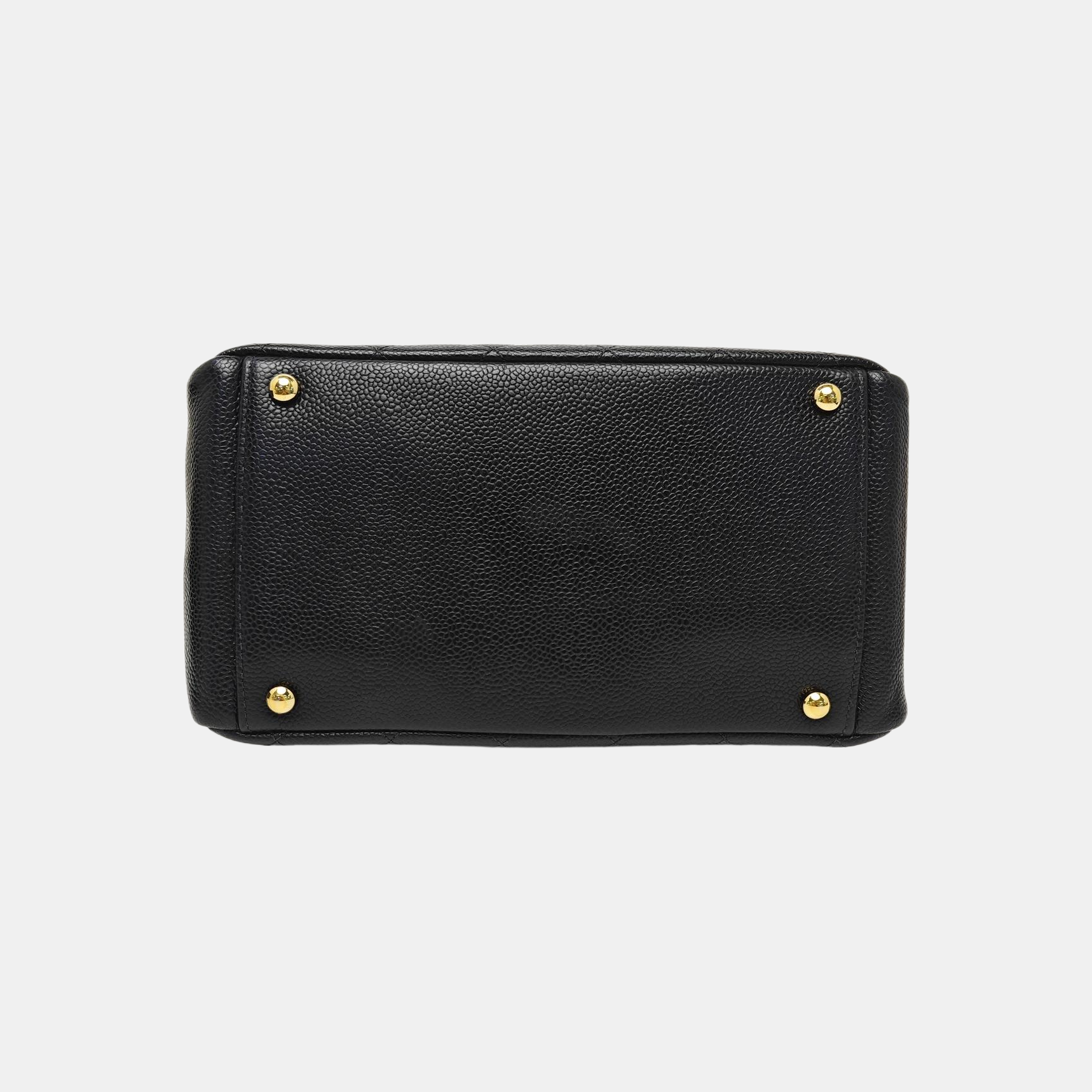 CHANEL PETITE Quilted Grained Calfskin Black