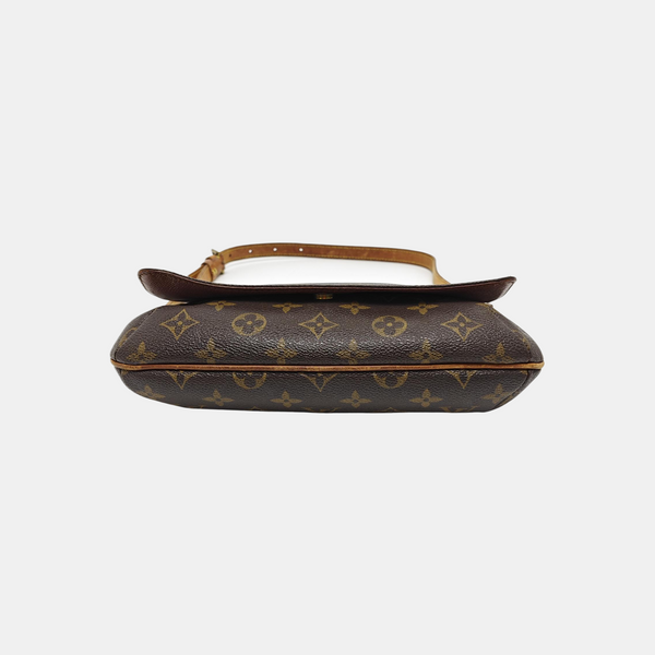MUSETTE TANGO Monogram Coated Canvas Brown