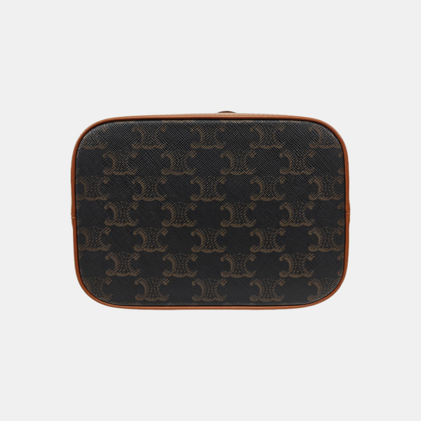 TRIOMPHE CANVAS Small Coated Canvas Brown