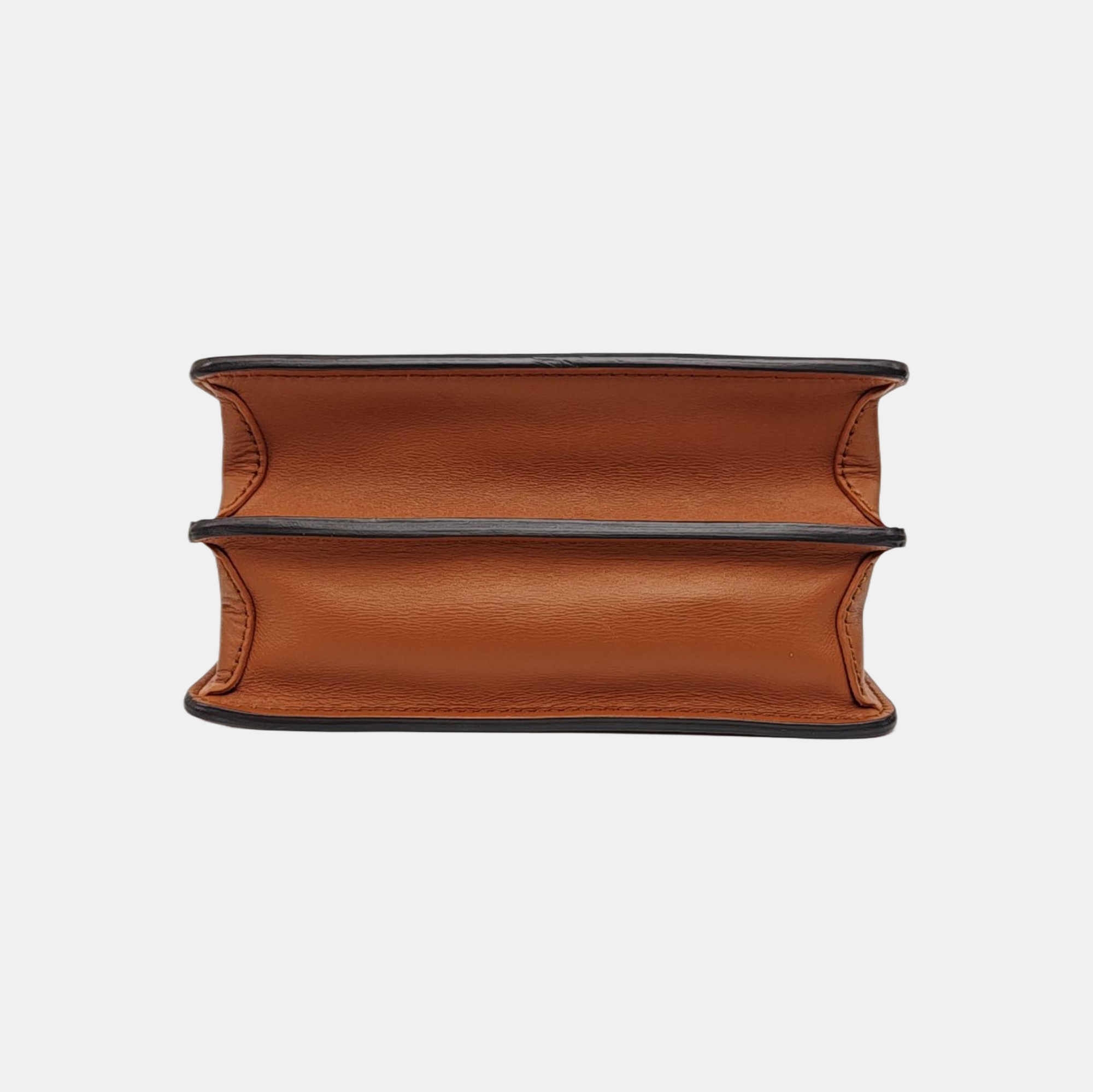DAUPHINE Mini Monogram Coated Canvas Brown
