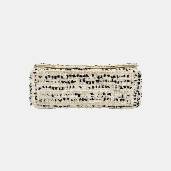 Dior Caro Small Cannage Wool White