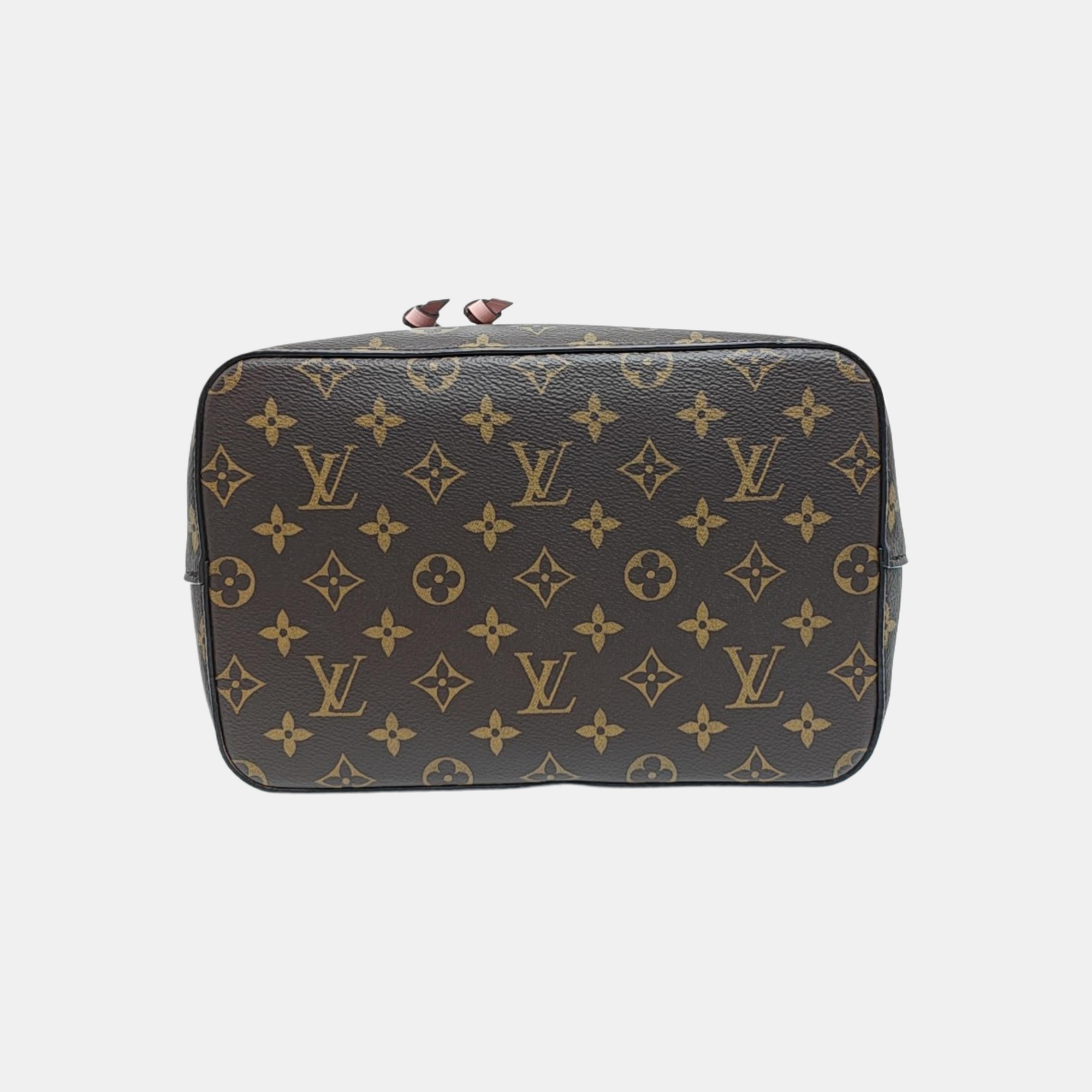 NÉONOÉ MM Monogram Coated Canvas Brown