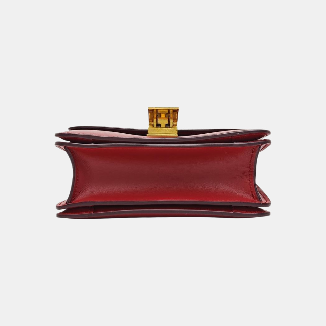 CLASSIC BOX Mini Calfskin Red