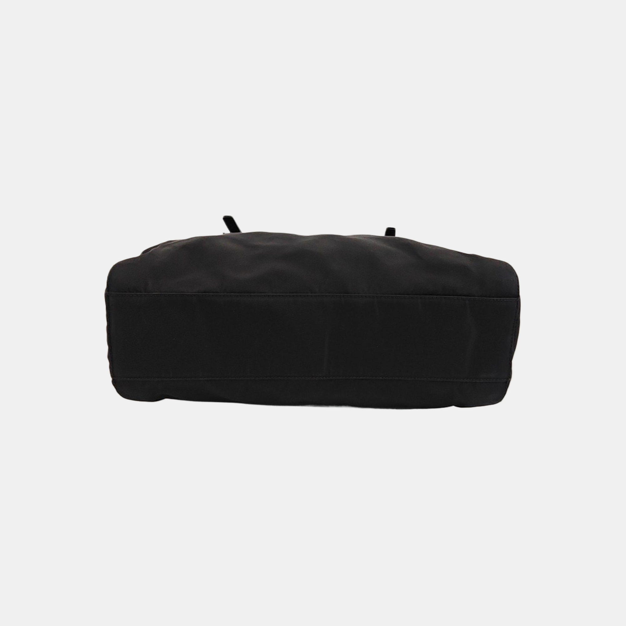 Nylon Shoulder Bag Black