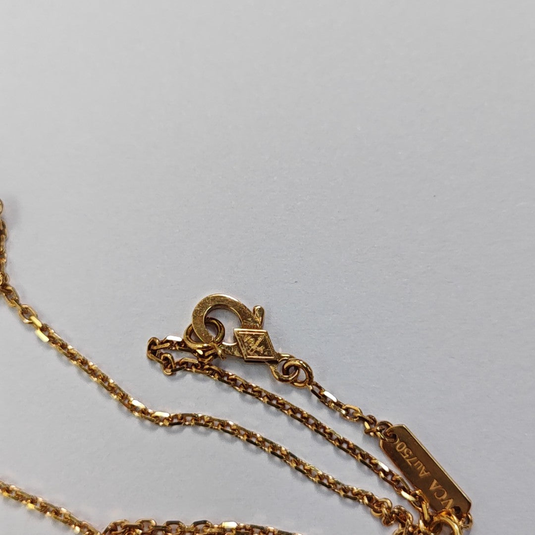 Vintage Alhambra 18k Gold Necklace