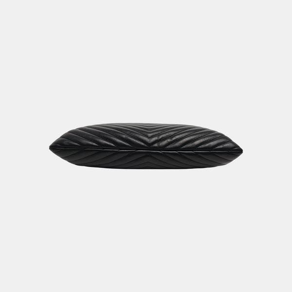 MONOGRAM Chevron Calfskin Black
