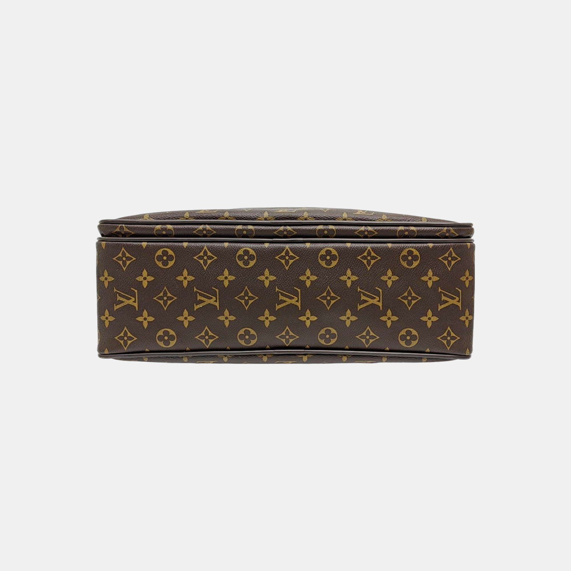 ICARE Monogram Coated Canvas Brown