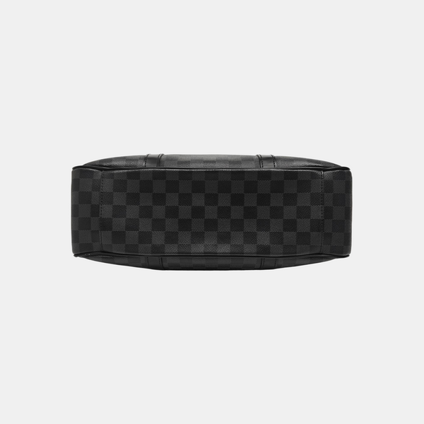 TADAO MM Damier Graphite Coated Canvas Gray
