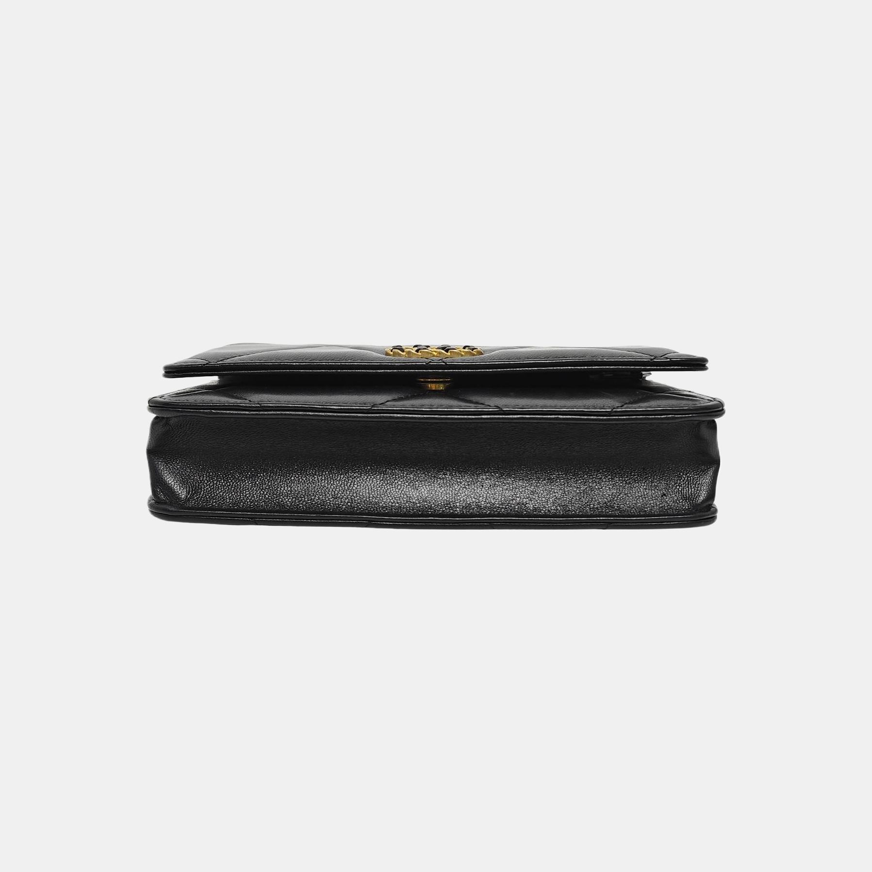 CHANEL 19 WOC Quilted Lambskin Black