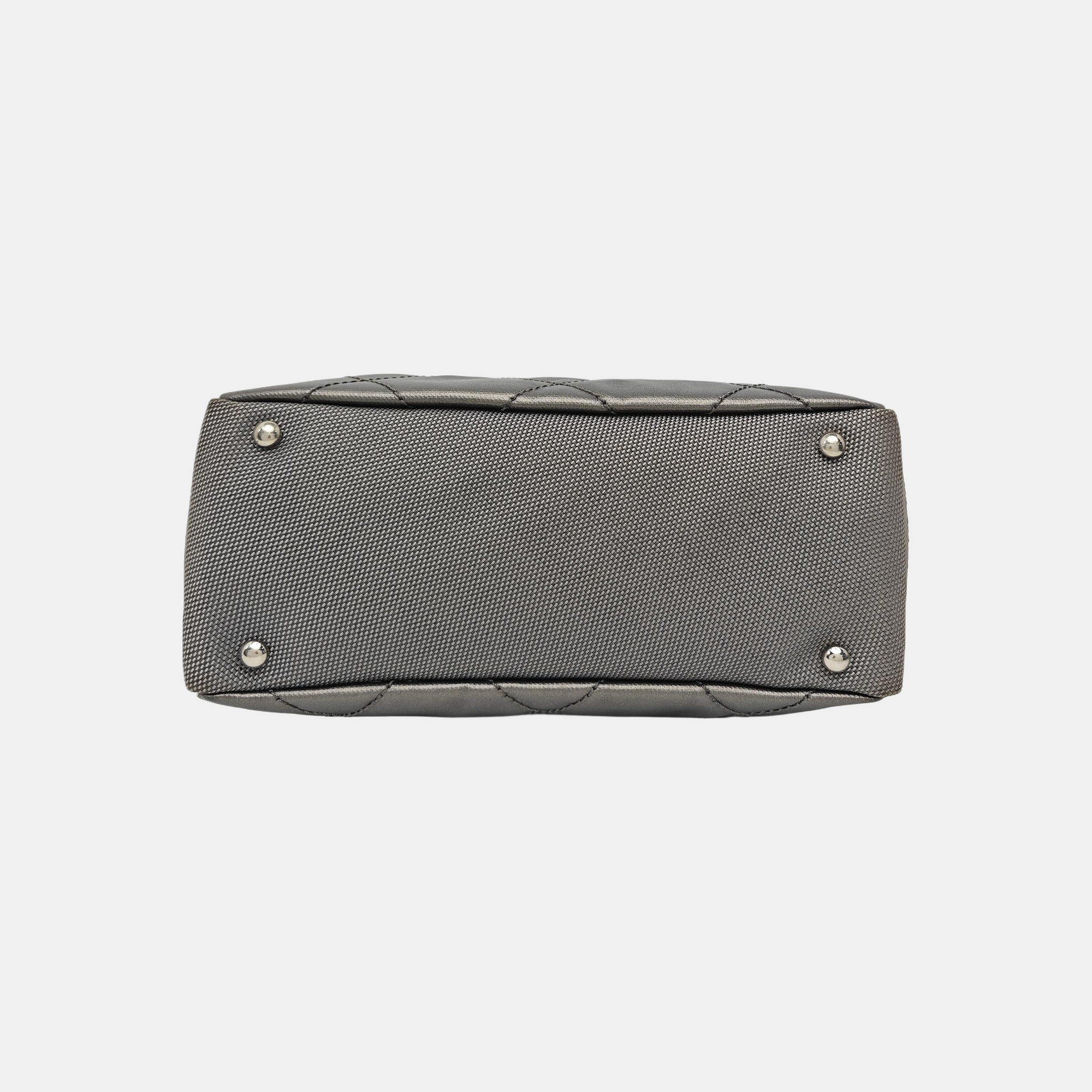 PARIS BIARRITZ Quilted Coated Canvas Gray