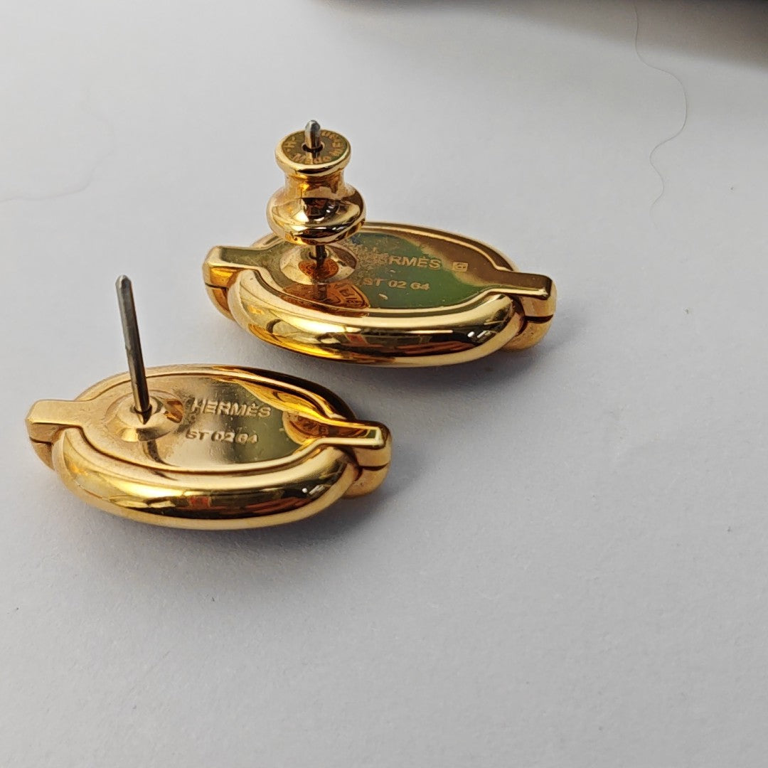 O'maillon Copper Alloy Rose Gold Stud Earrings