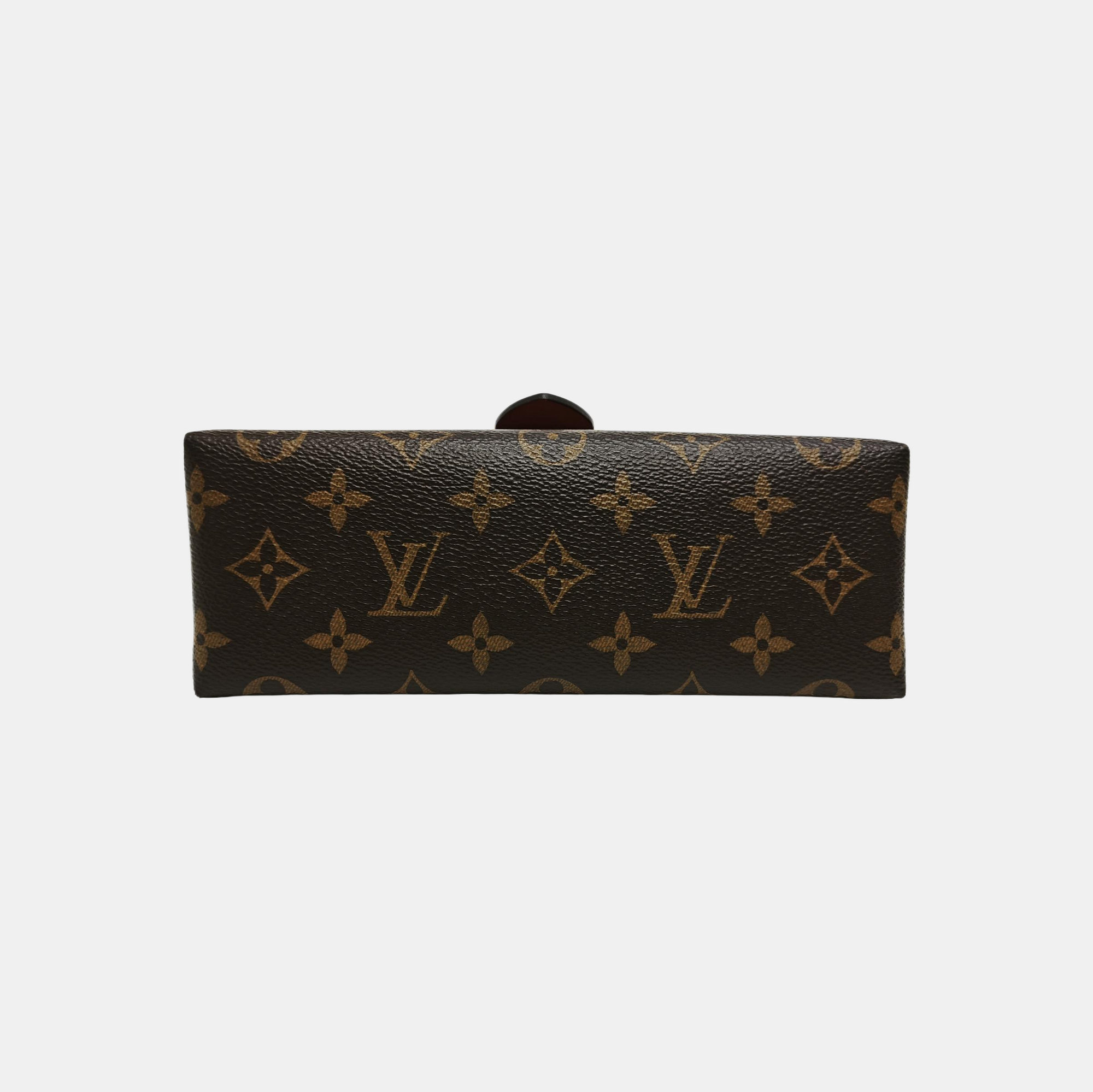 LOCKY BB Monogram Coated Canvas Red