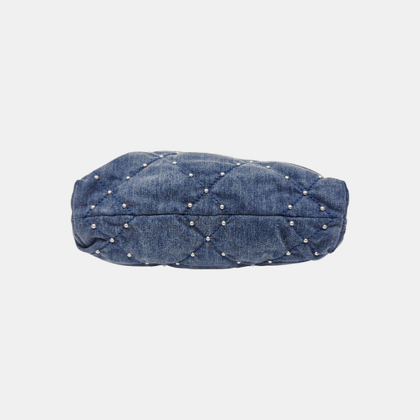 24S Small Quilted Denim Blue