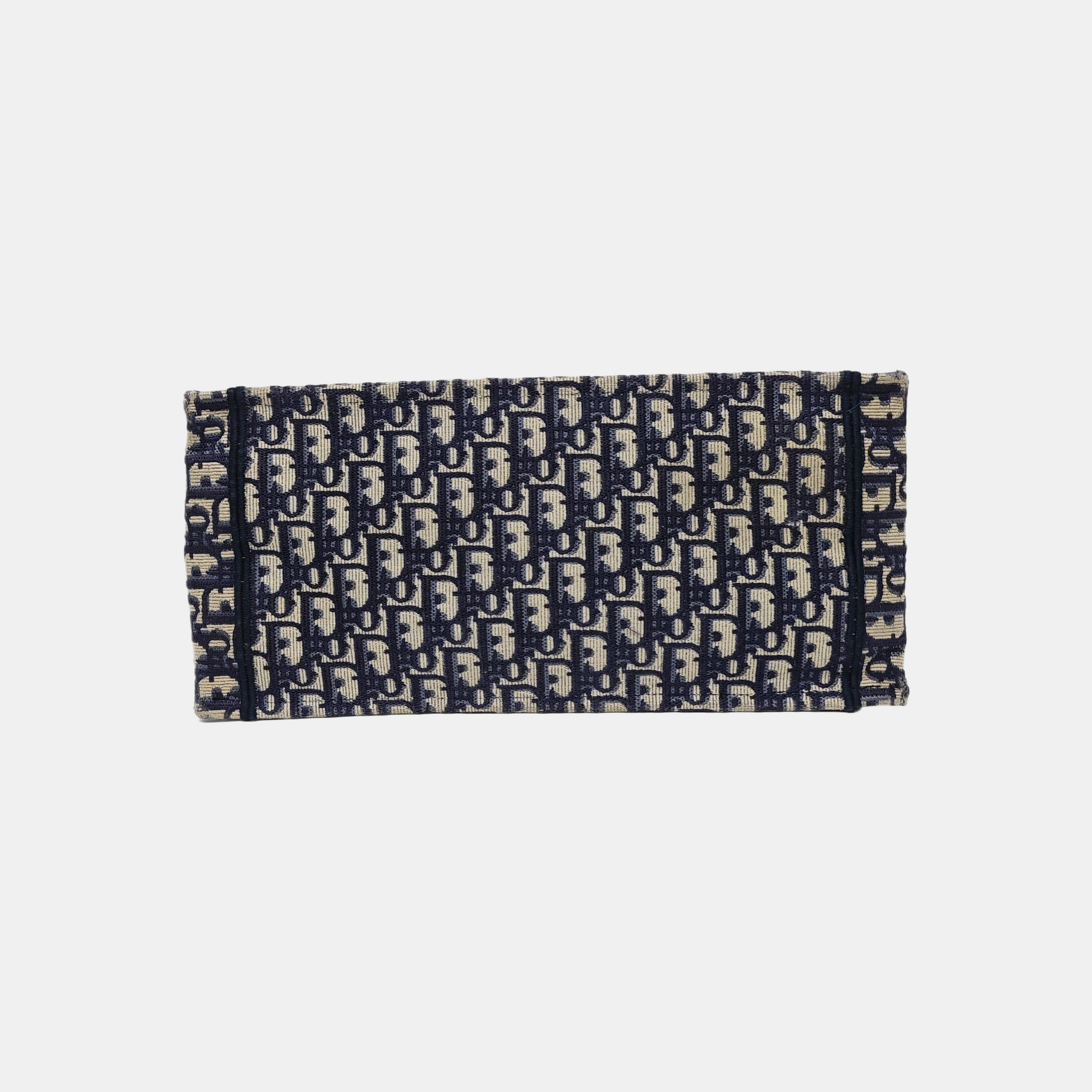 Book Tote Medium Oblique Canvas Blue