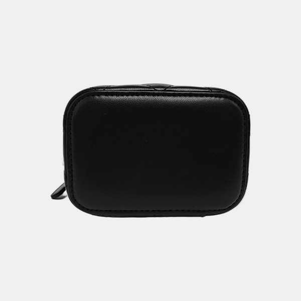 VANITY CASE Mini Quilted Lambskin Black