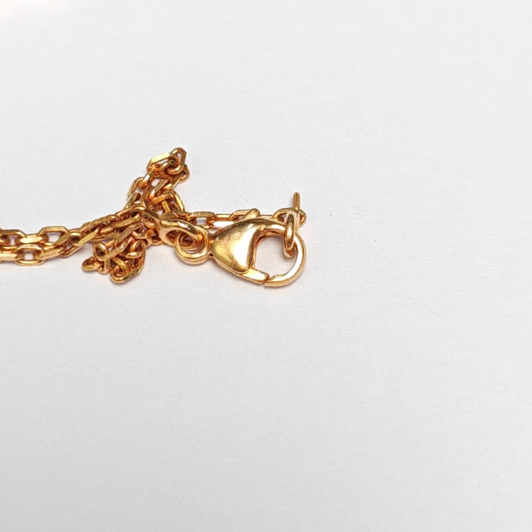 Pop H Metal Rose Gold Necklace