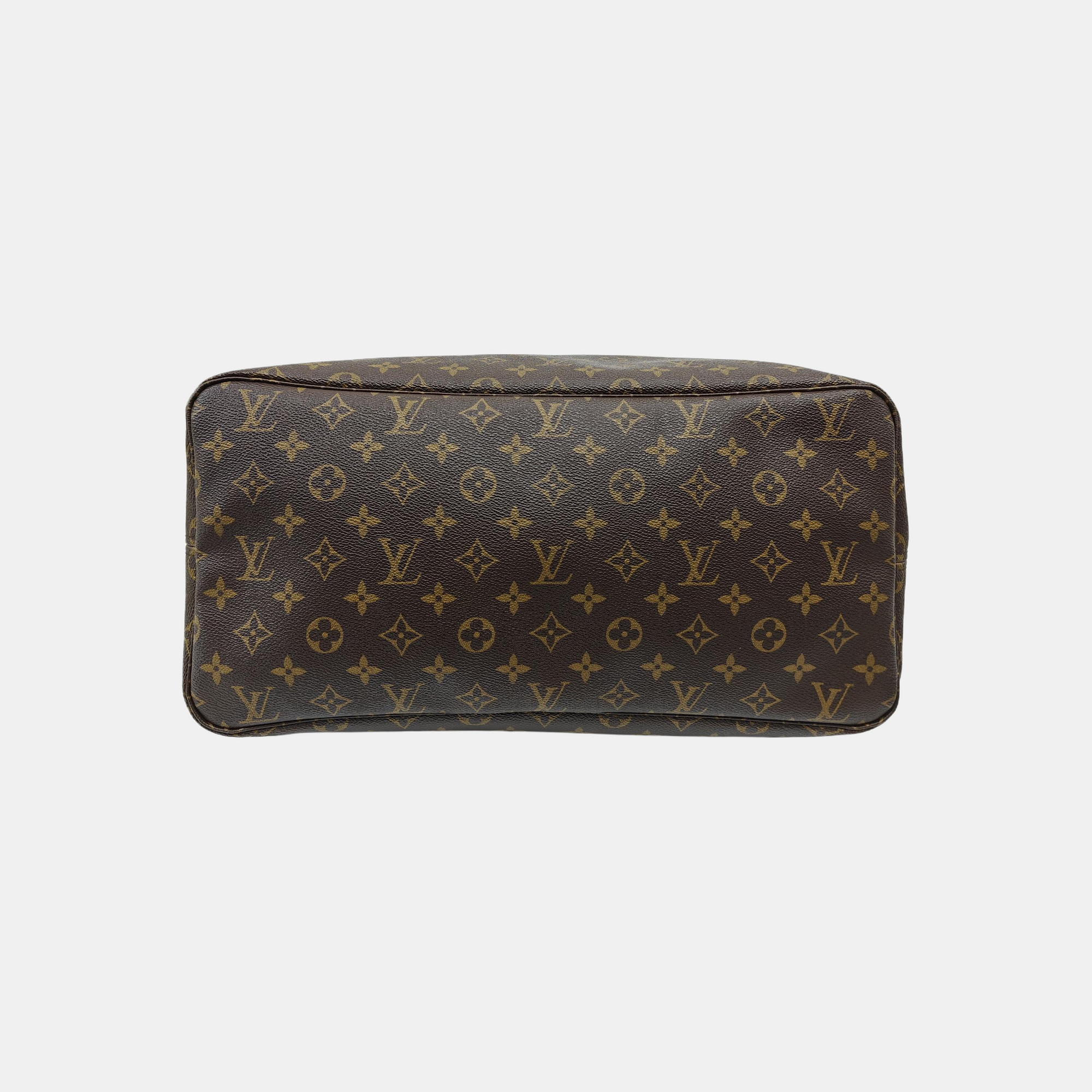 NEVERFULL GM Monogram Coated Canvas Brown