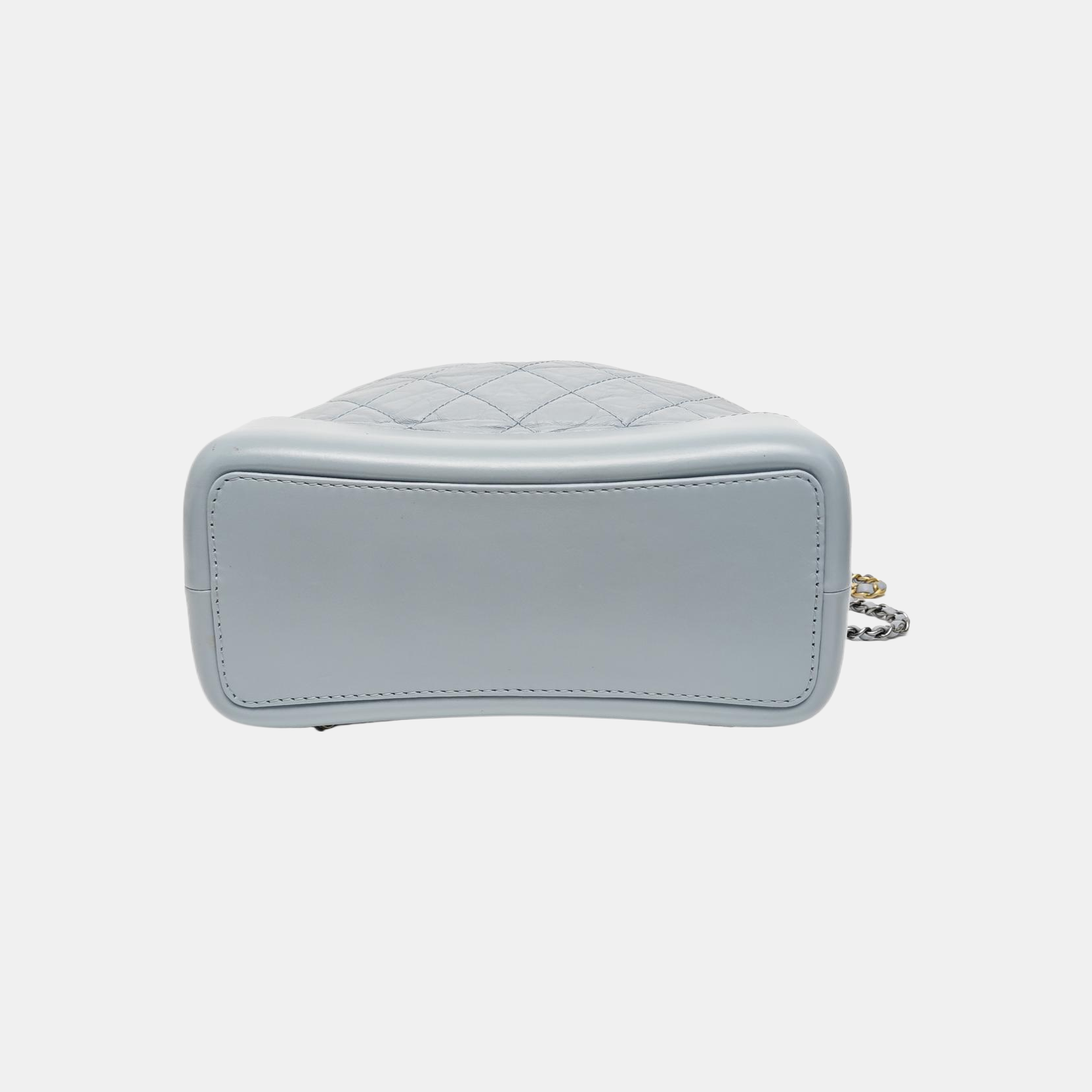 GABRIELLE Small Quilted Calfskin Blue