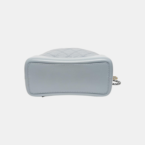 GABRIELLE Small Quilted Calfskin Blue