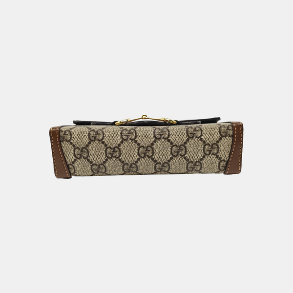 Horsebit 1955 Mini Monogram Coated Canvas Beige