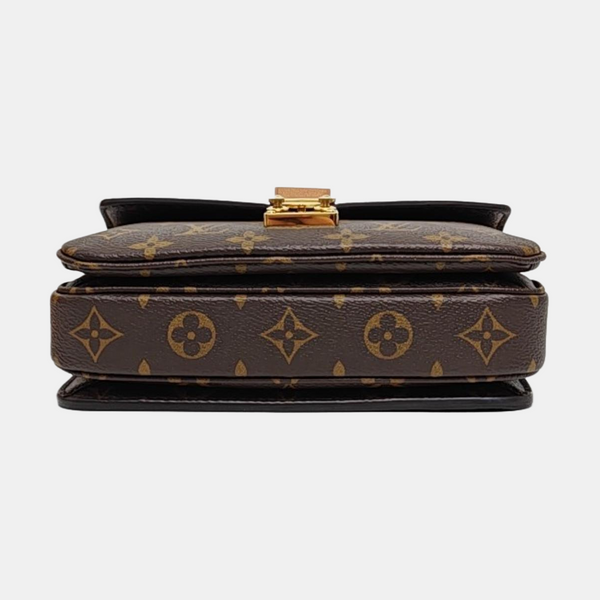 MÉTIS EAST WEST Monogram Coated Canvas Brown