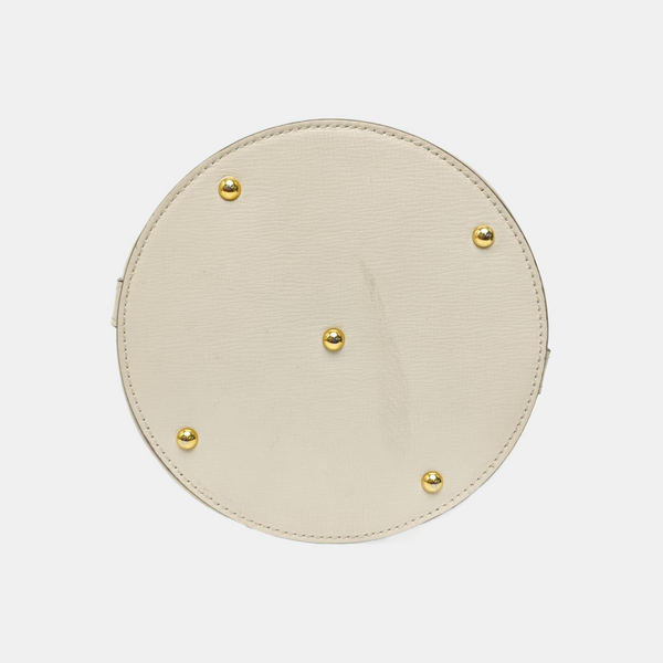 Horsebit 1955 Small Coated Canvas Beige