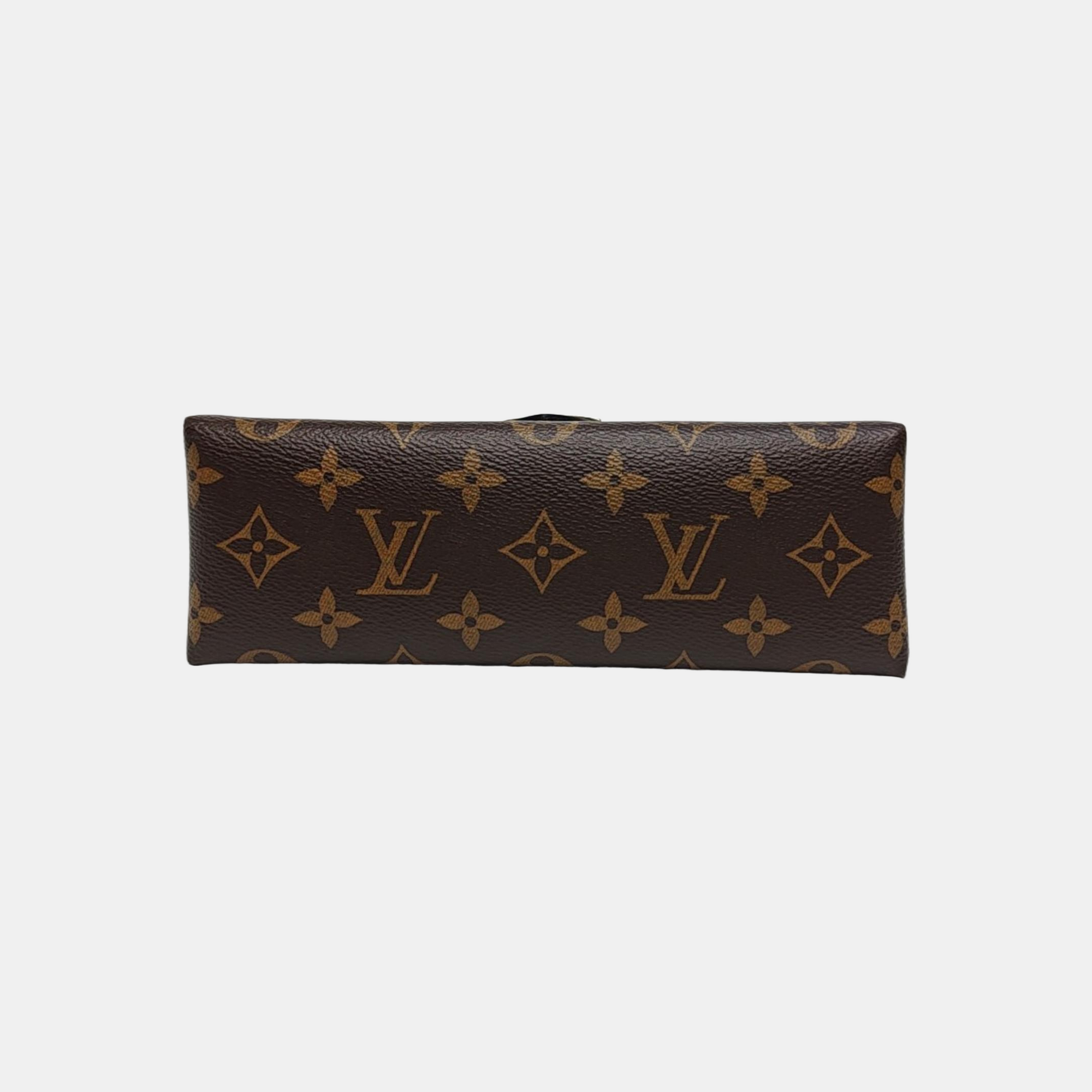 LOCKY BB Monogram Coated Canvas Brown
