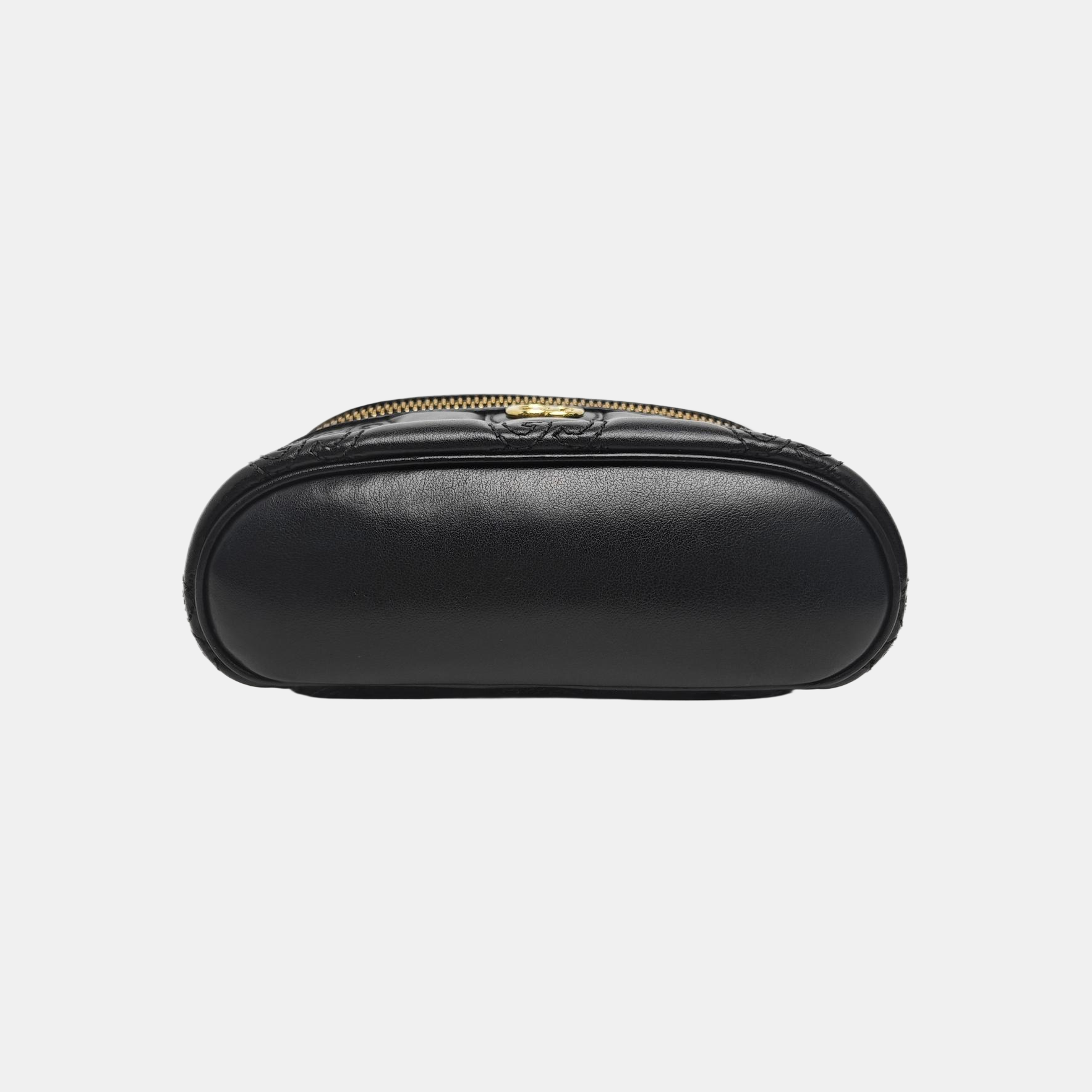Monogram Calfskin Crossbody Bag Black