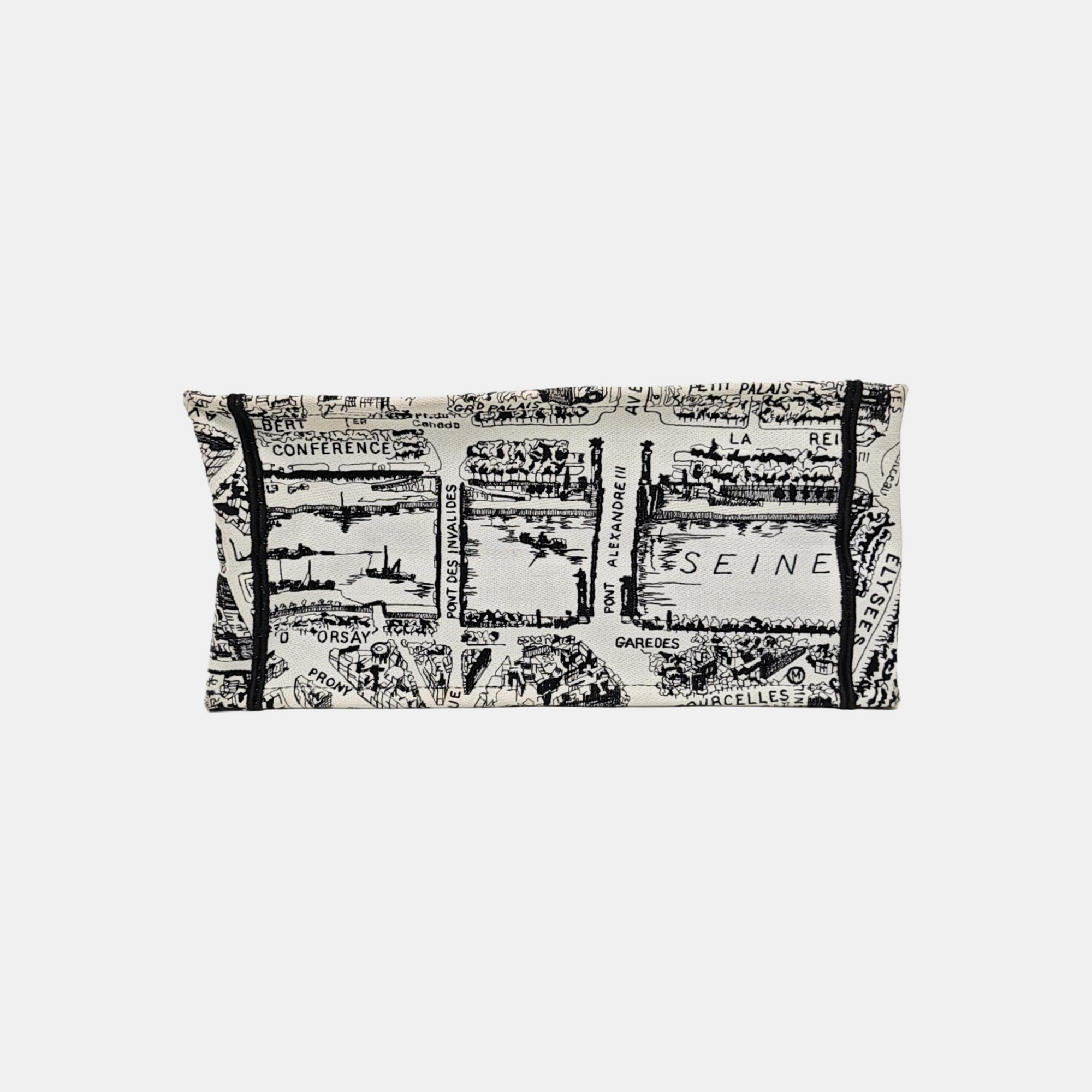 Book Tote Medium Canvas White