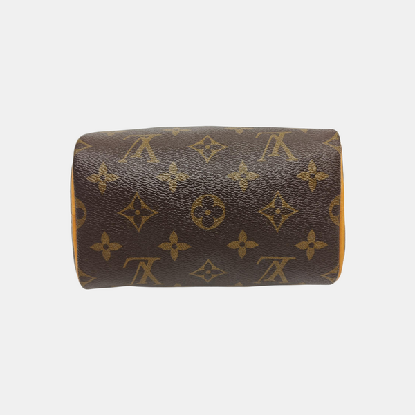 SPEEDY Nano Monogram Coated Canvas Brown