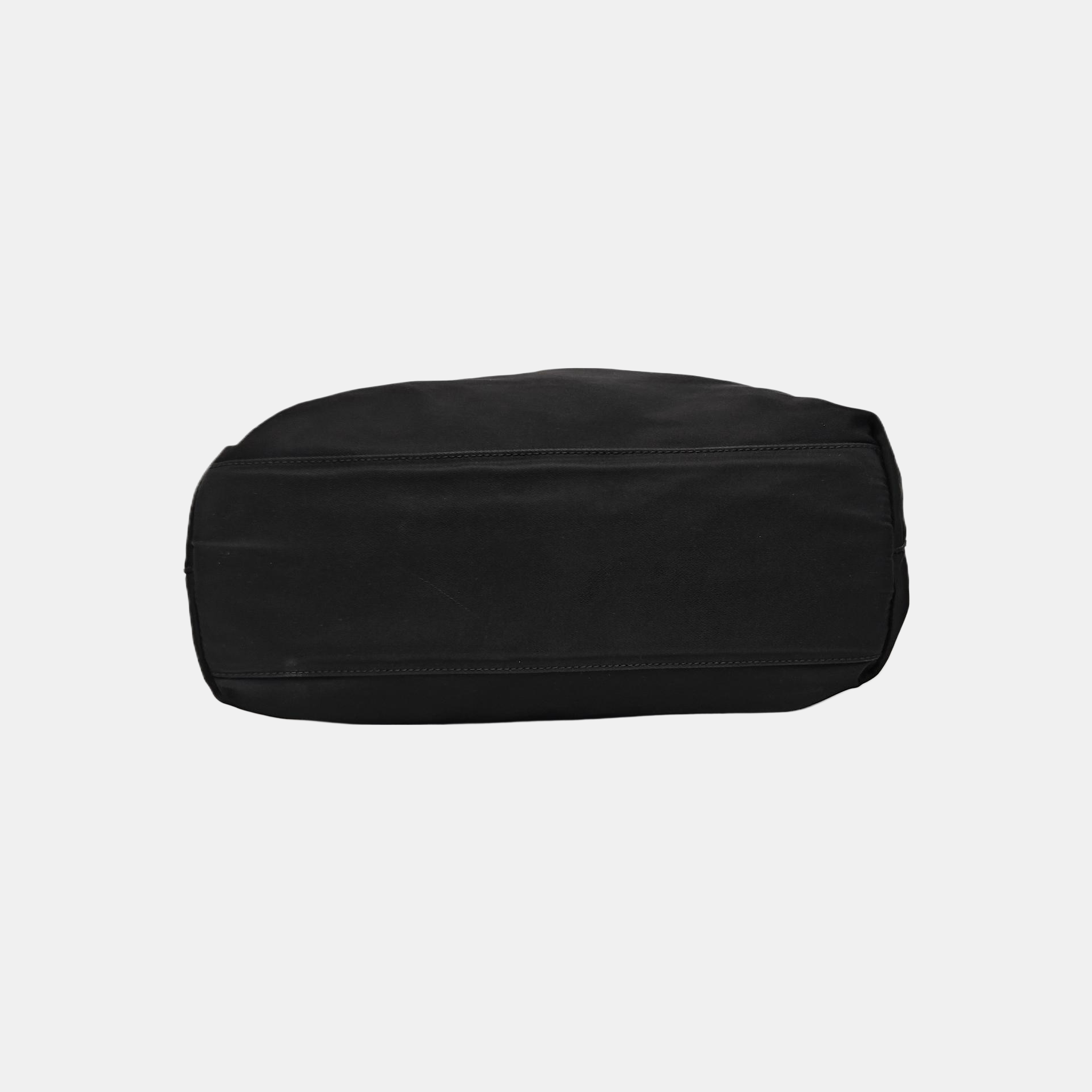 Nylon Tote Bag Black