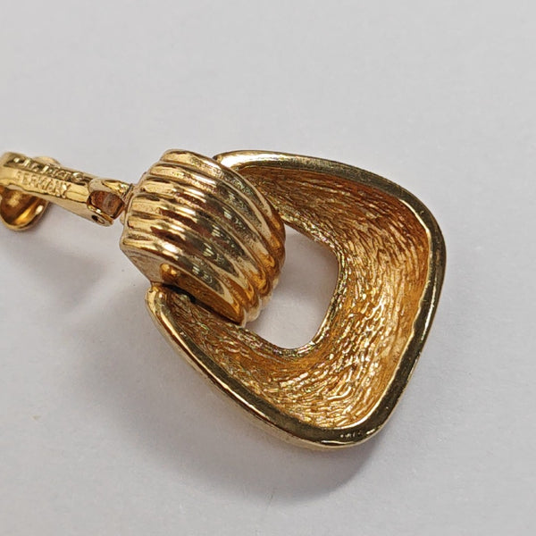 Metal Gold Clip On Earrings