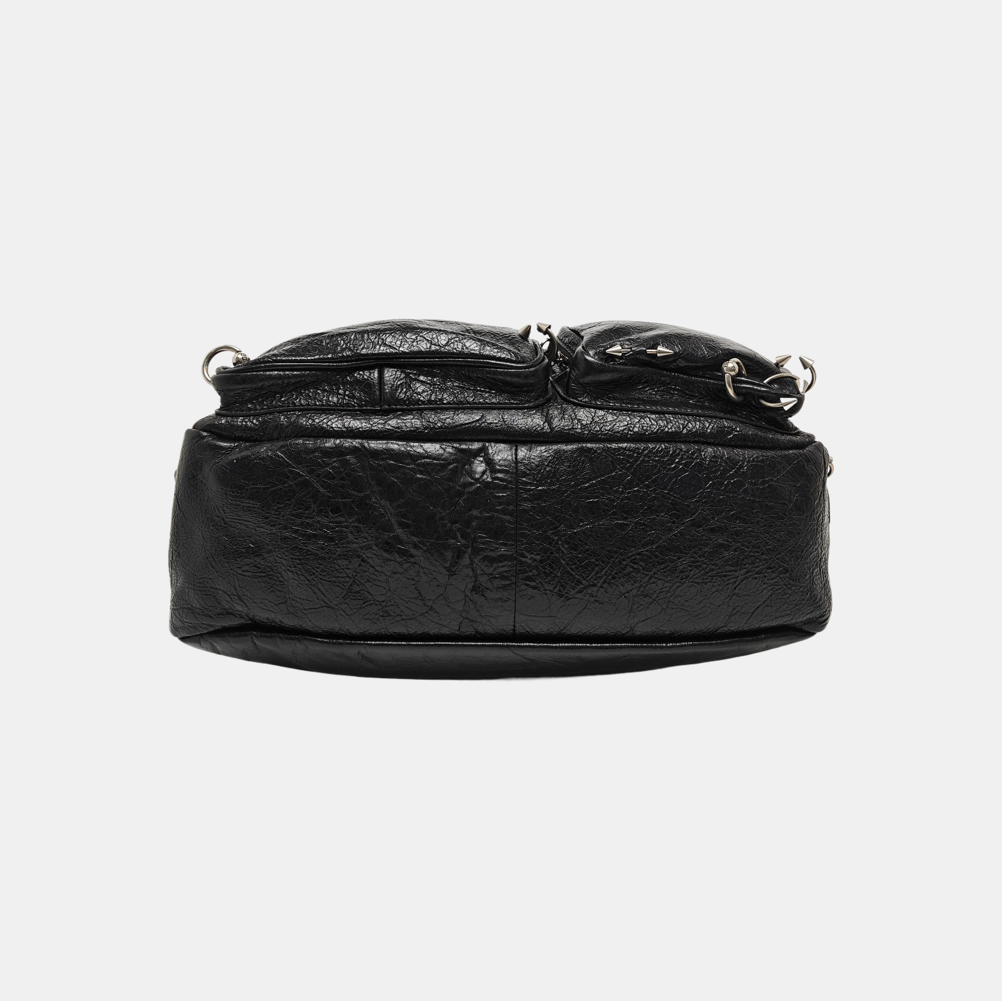 Lambskin Shoulder Bag Black