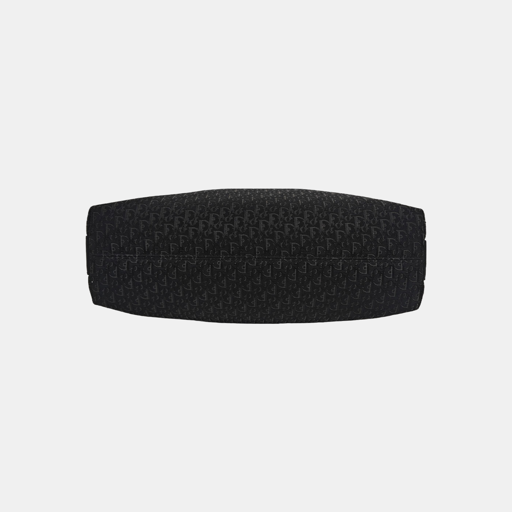 Oblique Canvas Shoulder Bag Black
