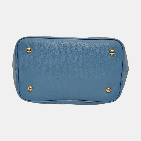 Calfskin Tote Bag Blue