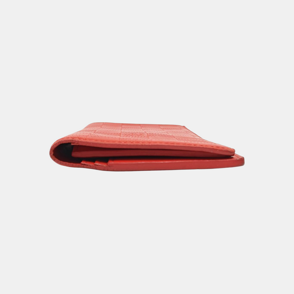 BRAZZA Damier Calfskin Red Wallet
