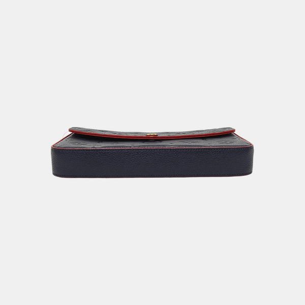 FÉLICIE Monogram Calfskin Blue
