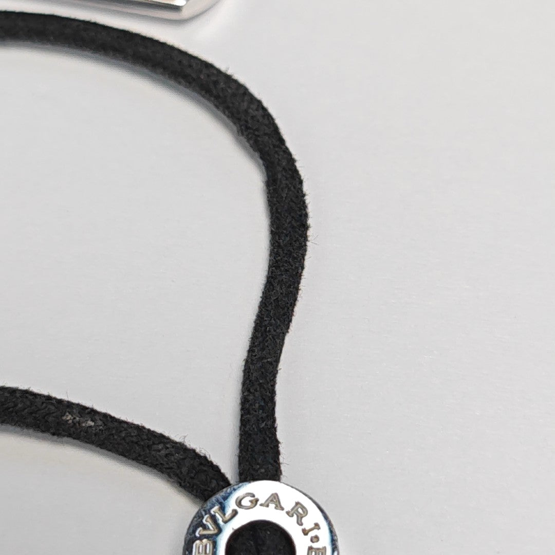 PARENTESI Fabric Black Necklace