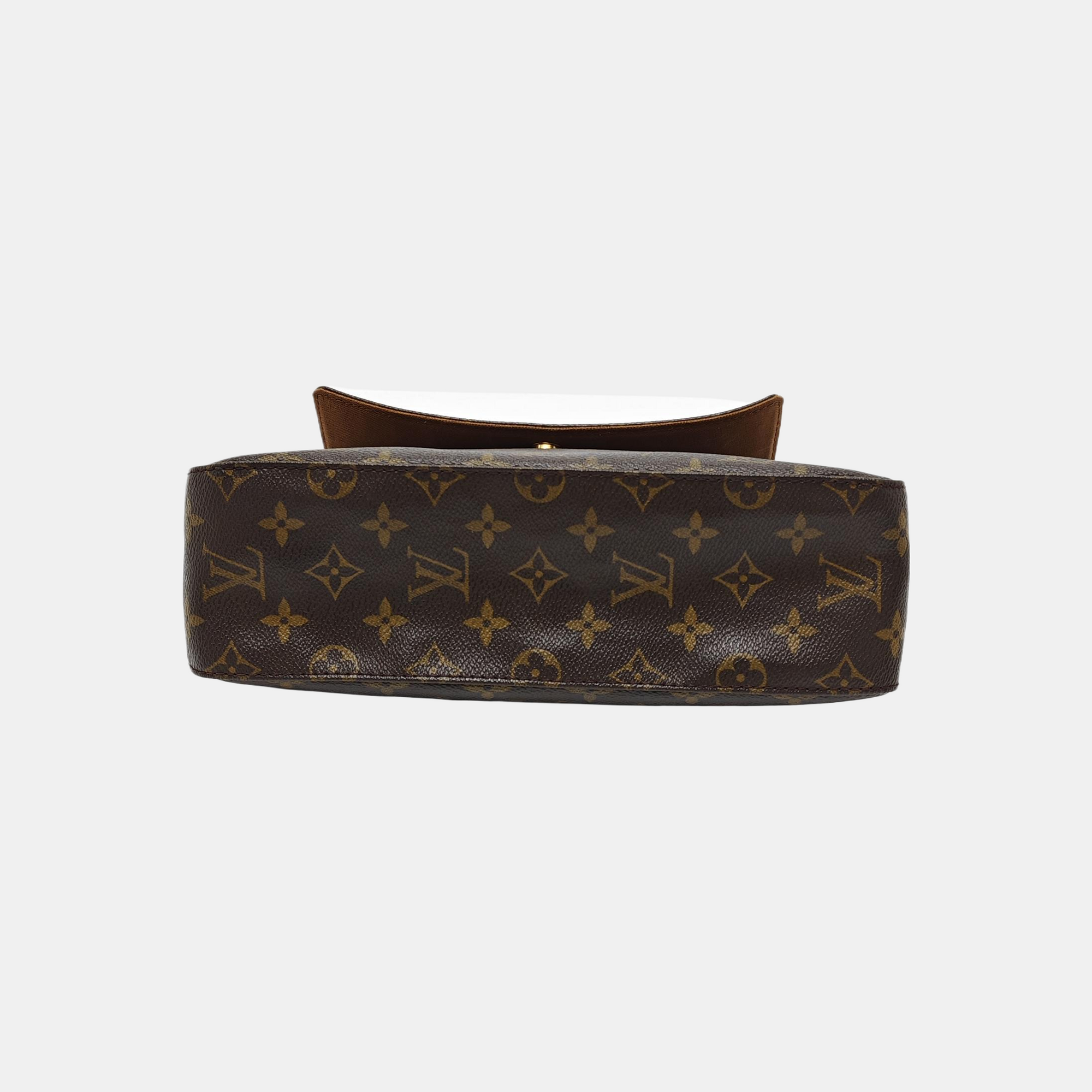 LOOPING PM Monogram Coated Canvas Brown