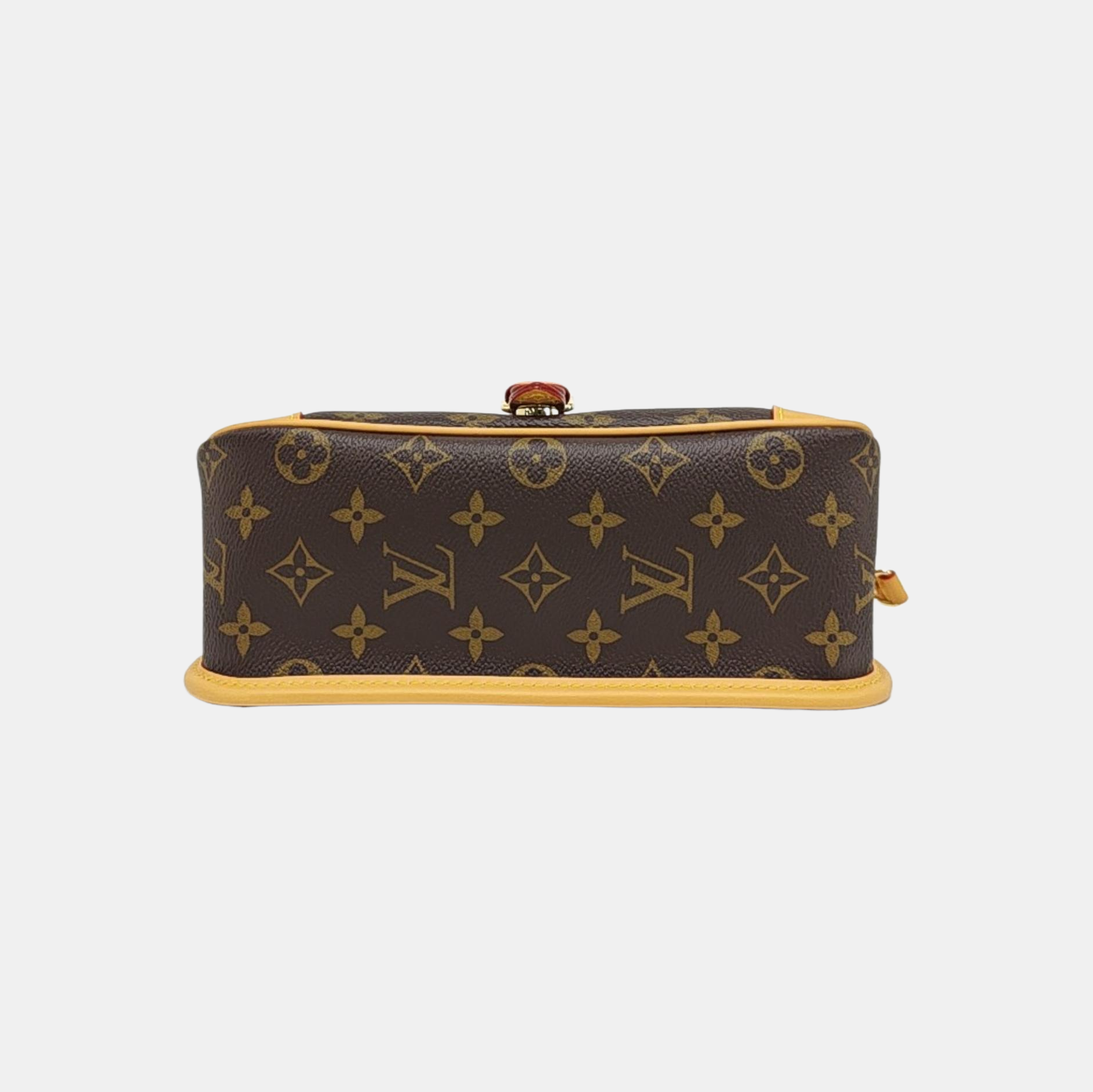 DIANE Monogram Coated Canvas Brown