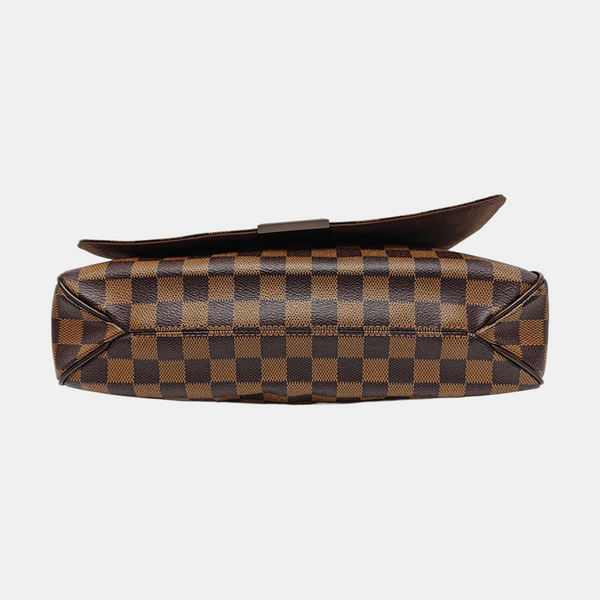 DISTRICT MM Damier Ebene Coated Canvas Brown