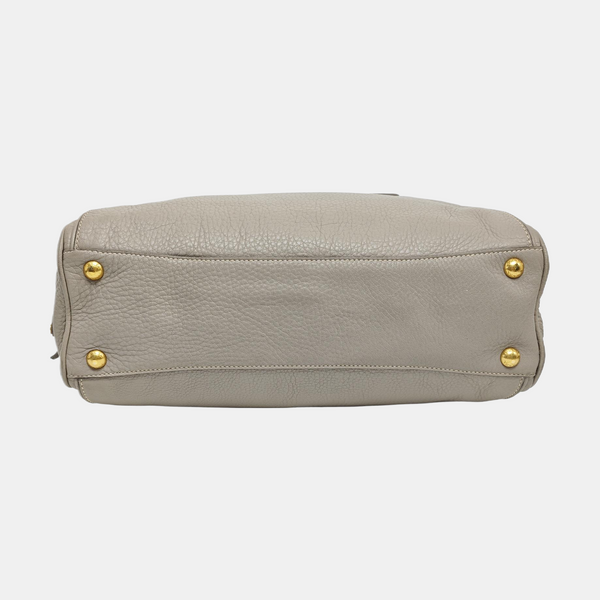 Calfskin Tote Bag Gray