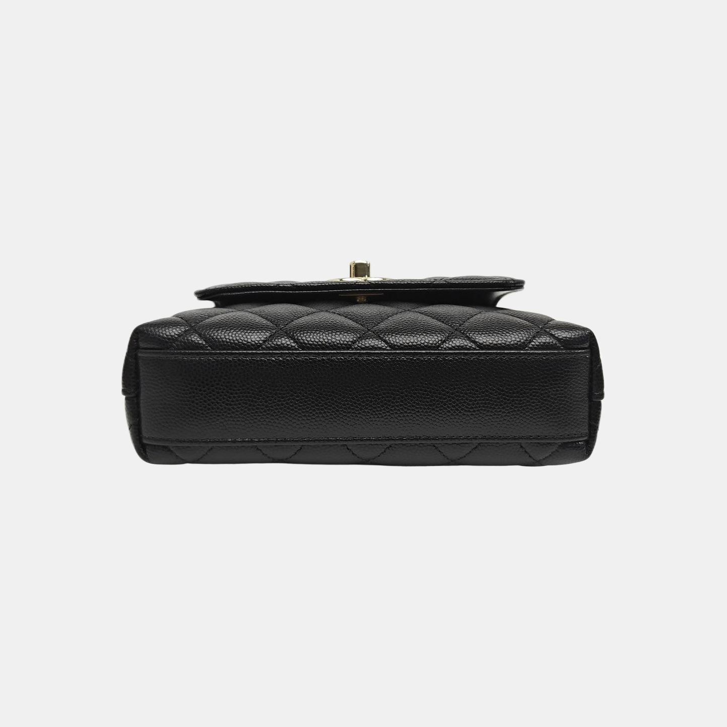 COCO HANDLE Grained Calfskin Black