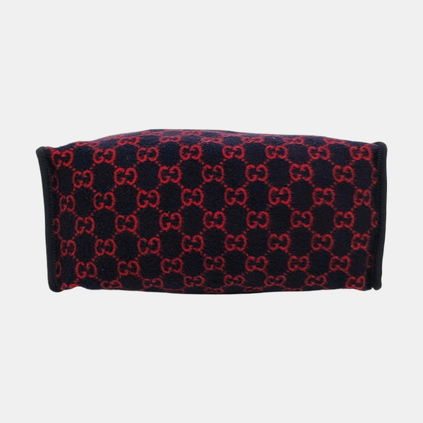 GG Wool Tote Monogram Wool Multicolor