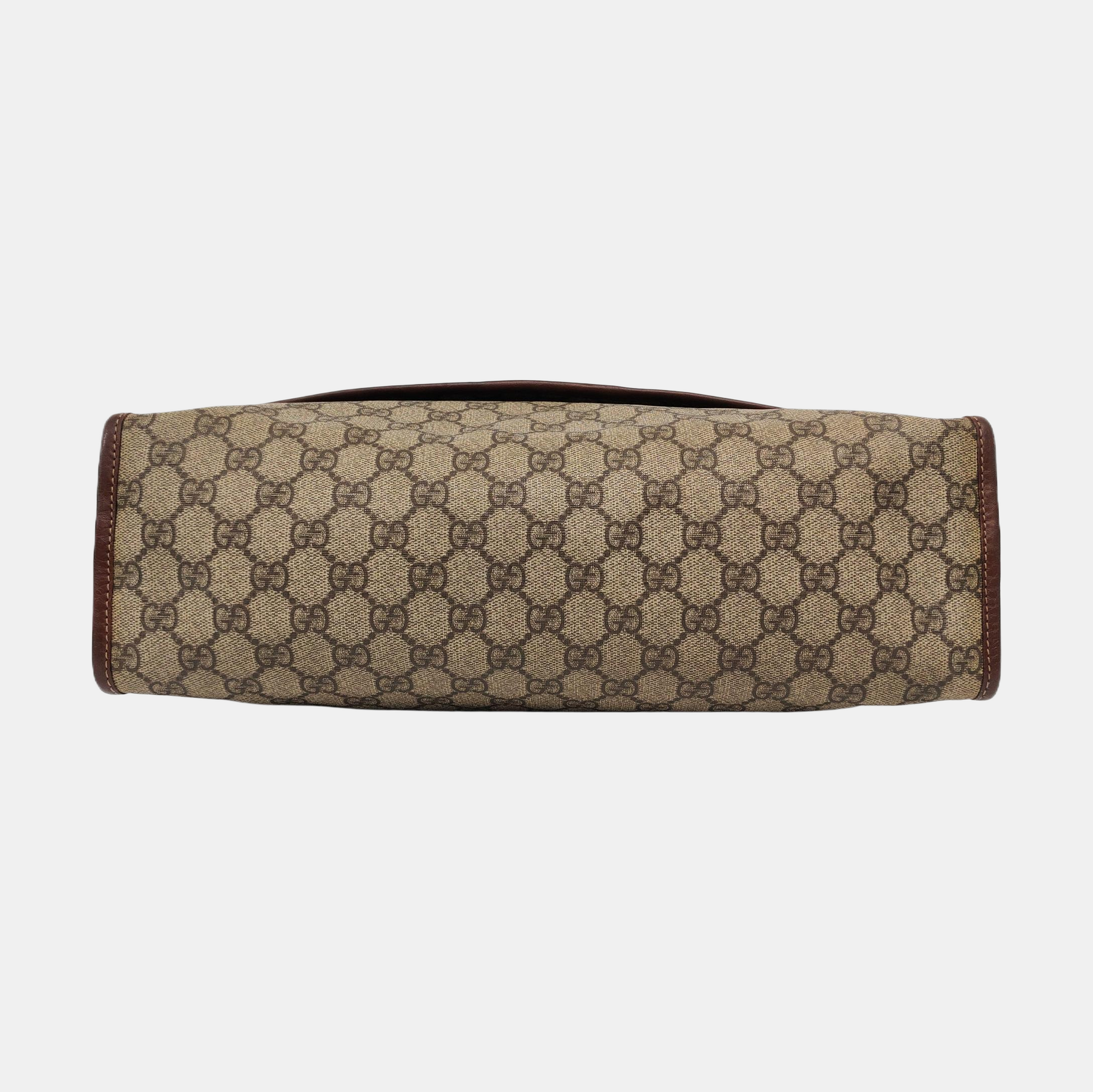 GG Messenger Monogram Coated Canvas Beige
