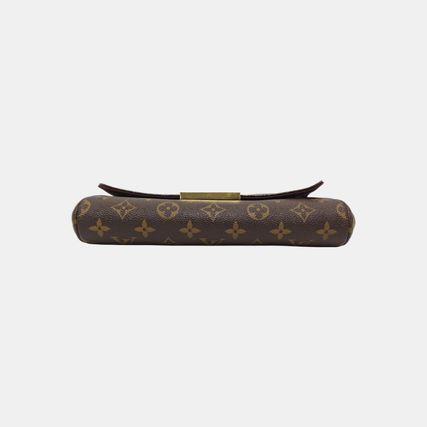 FAVORITE MM Monogram Coated Canvas Brown
