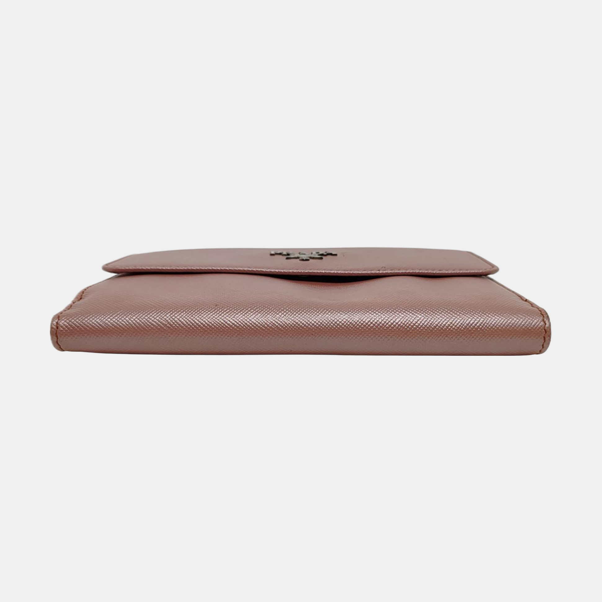 Saffiano Calfskin Wallet Pink