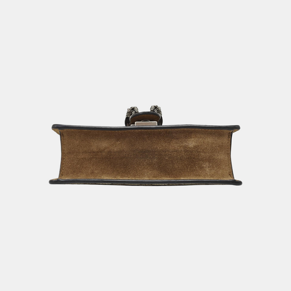 Dionysus Mini Monogram Coated Canvas Beige