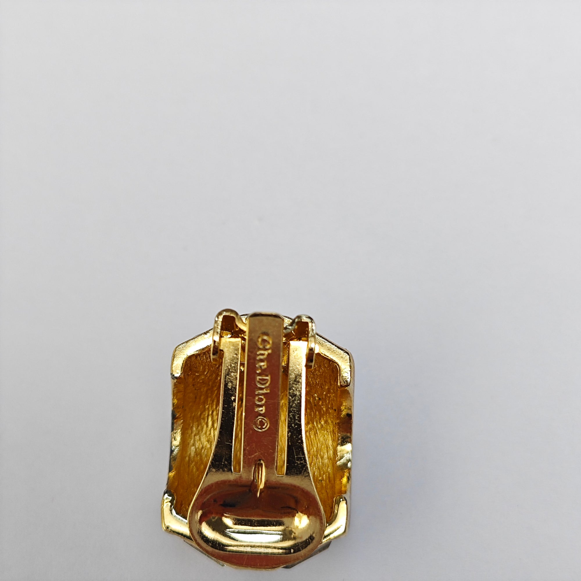 Metal Gold Clip On Earrings